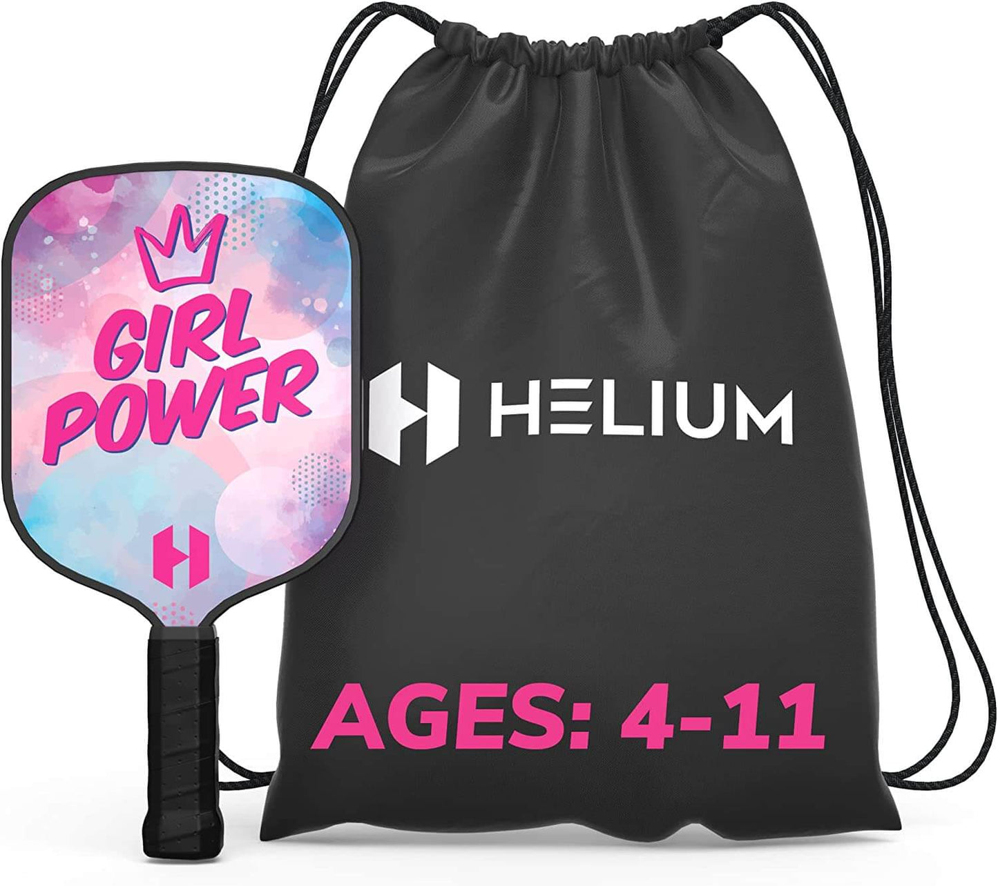 Helium Junior Pickleball Paddle Set - 1 Pack - Girl Power
