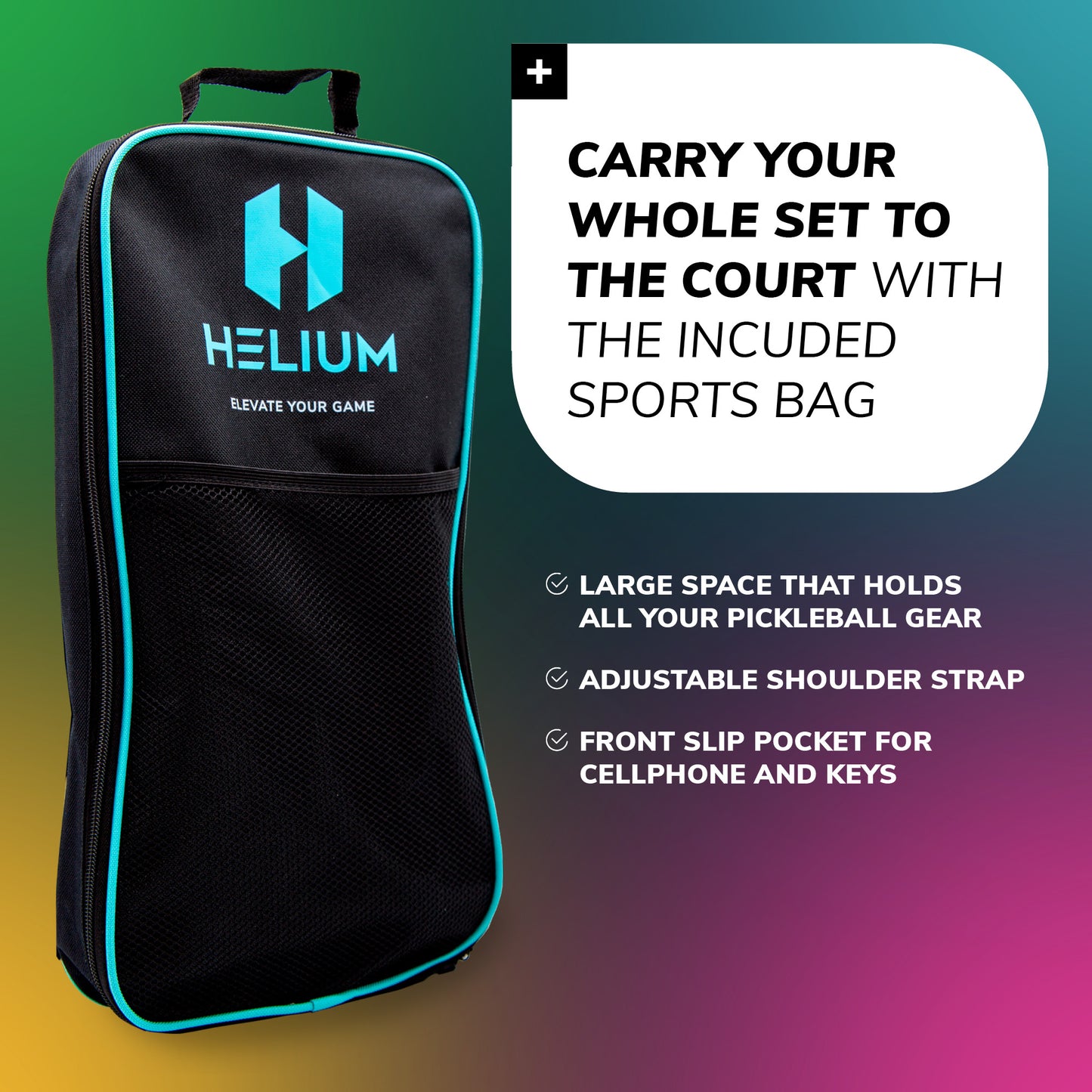 Helium Paragon Fiberglass Paddle - 2-Pack Bundle (Blue & Pink)